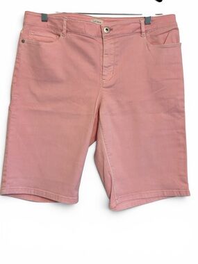 J. Jill Pink Denim Jean Shorts Size 12 Women’s Casual Summer Shorts
